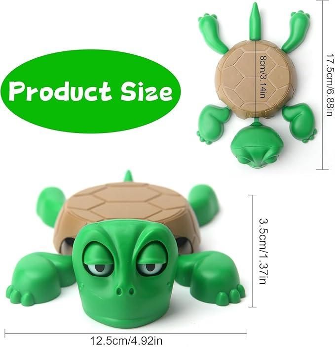 urtle Coasters – Funny 3D Cup Coaster, Decorative and Unique Turtle Design, Ideal for Home, Office, and Car Use (Green/Brown)